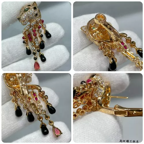 Replica Cartier Earrings For Women #1336848 $100.00 USD for Wholesale