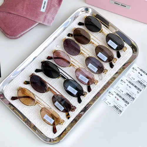 Replica MIU MIU AAA Quality Sunglasses #1336900 $60.00 USD for Wholesale