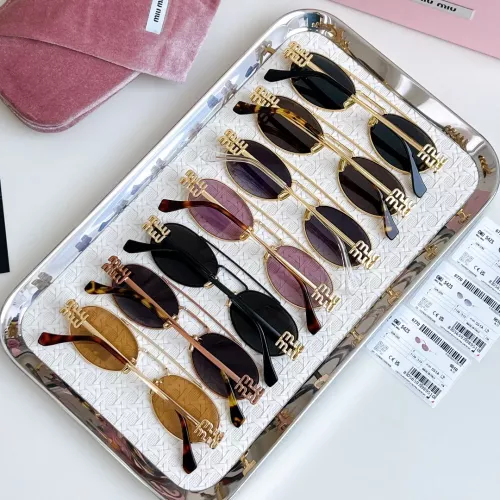 Replica MIU MIU AAA Quality Sunglasses #1336900 $60.00 USD for Wholesale