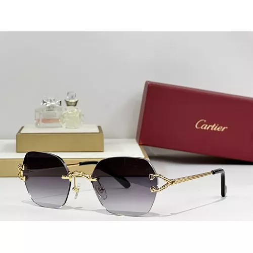 Cartier AAA Quality Sunglassess #1336966 $56.00 USD, Wholesale Replica Cartier AAA Quality Sunglassess
