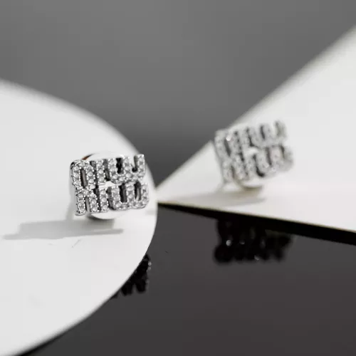 Replica MIU MIU Earrings For Women #1336972 $27.00 USD for Wholesale