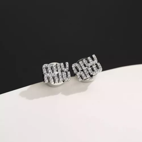 Replica MIU MIU Earrings For Women #1336972 $27.00 USD for Wholesale