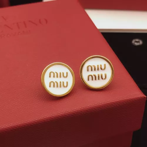 Replica MIU MIU Earrings For Women #1336973 $27.00 USD for Wholesale