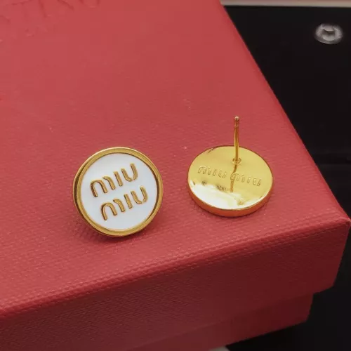 Replica MIU MIU Earrings For Women #1336973 $27.00 USD for Wholesale
