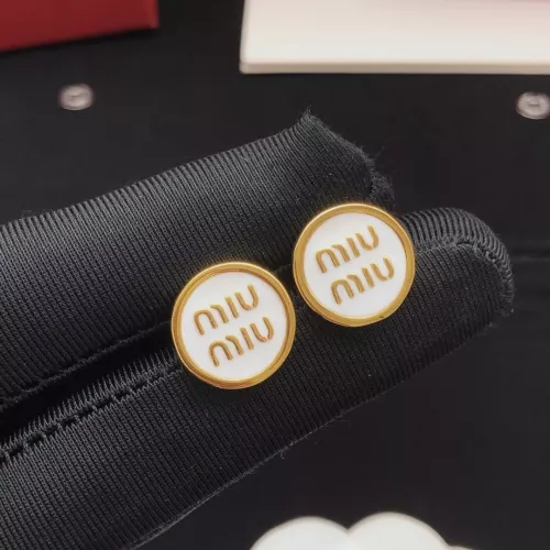 Replica MIU MIU Earrings For Women #1336973 $27.00 USD for Wholesale