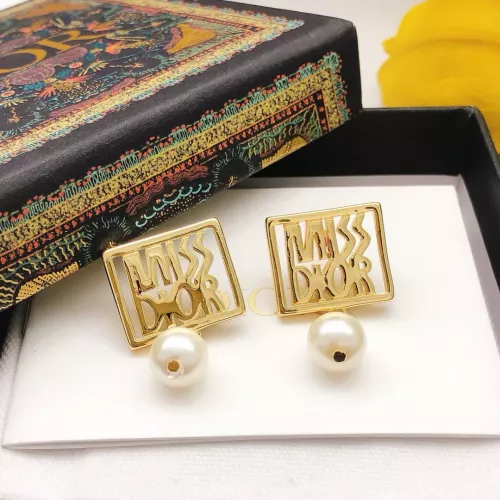 Replica Christian Dior Earrings For Women #1337250 $27.00 USD for Wholesale