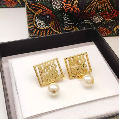 Replica Christian Dior Earrings For Women #1337250 $27.00 USD for Wholesale