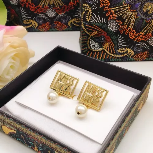 Replica Christian Dior Earrings For Women #1337250 $27.00 USD for Wholesale