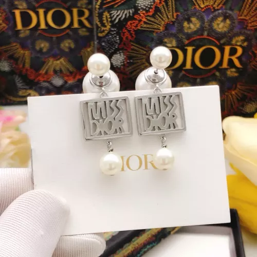 Replica Christian Dior Earrings For Women #1337253 $29.00 USD for Wholesale