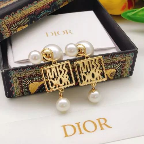 Replica Christian Dior Earrings For Women #1337254 $29.00 USD for Wholesale