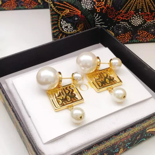 Replica Christian Dior Earrings For Women #1337254 $29.00 USD for Wholesale
