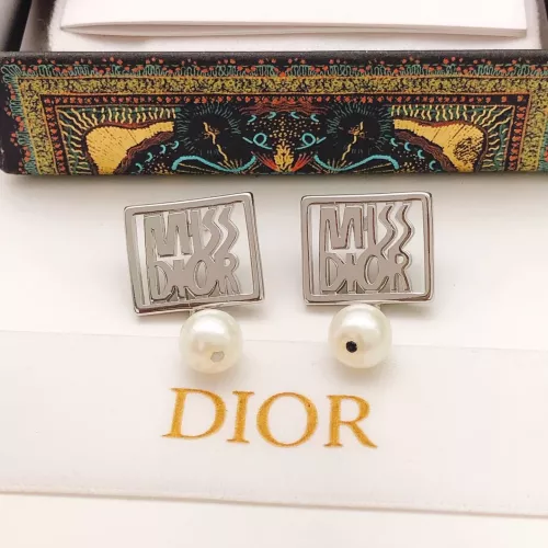 Replica Christian Dior Earrings For Women #1337269 $27.00 USD for Wholesale