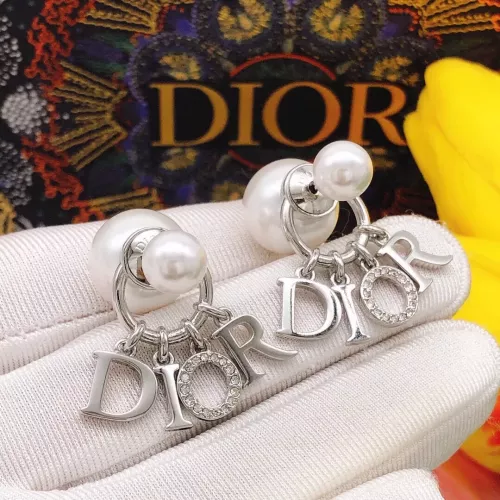 Replica Christian Dior Earrings For Women #1337270 $27.00 USD for Wholesale