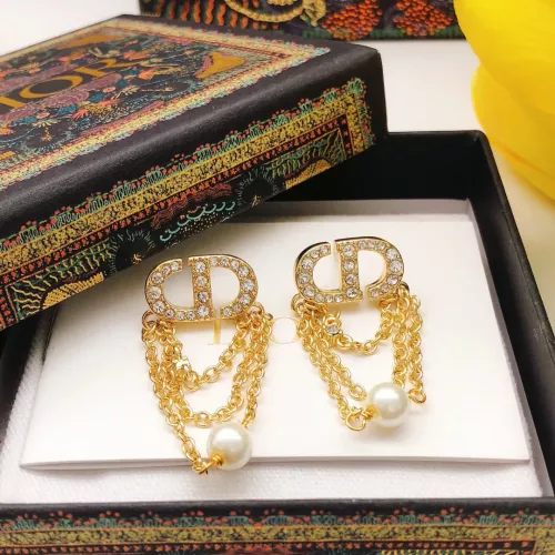 Replica Christian Dior Earrings For Women #1337296 $27.00 USD for Wholesale