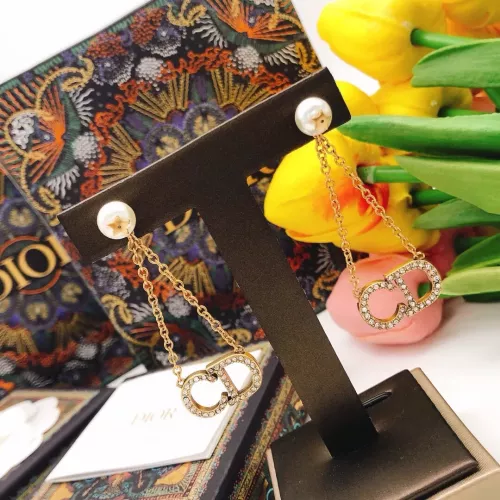 Replica Christian Dior Earrings For Women #1337303 $27.00 USD for Wholesale