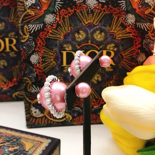 Replica Christian Dior Earrings For Women #1337332 $32.00 USD for Wholesale