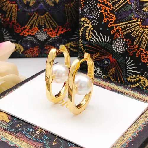 Replica Christian Dior Earrings For Women #1337365 $27.00 USD for Wholesale