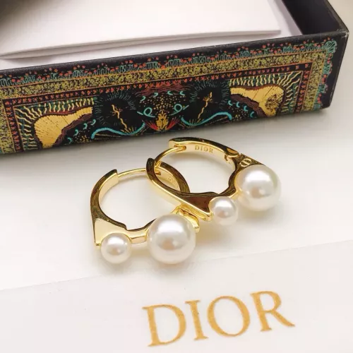 Replica Christian Dior Earrings For Women #1337366 $27.00 USD for Wholesale