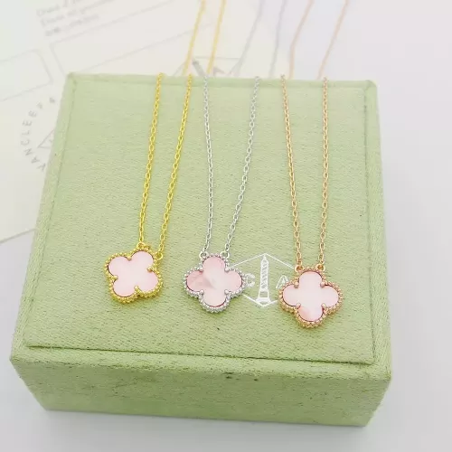 Replica Van Cleef & Arpels Necklaces For Women #1337401 $25.00 USD for Wholesale