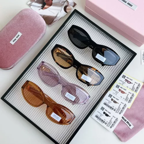 Replica MIU MIU AAA Quality Sunglasses #1337409 $60.00 USD for Wholesale
