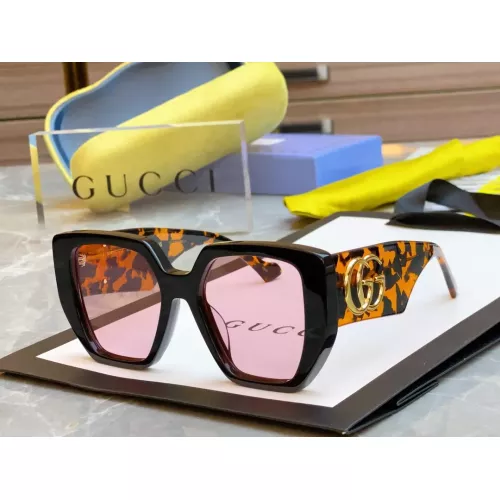 Gucci AAA Quality Sunglasses #1337414 $56.00 USD, Wholesale Replica Gucci AAA Quality Sunglasses