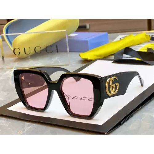 Gucci AAA Quality Sunglasses #1337415 $56.00 USD, Wholesale Replica Gucci AAA Quality Sunglasses