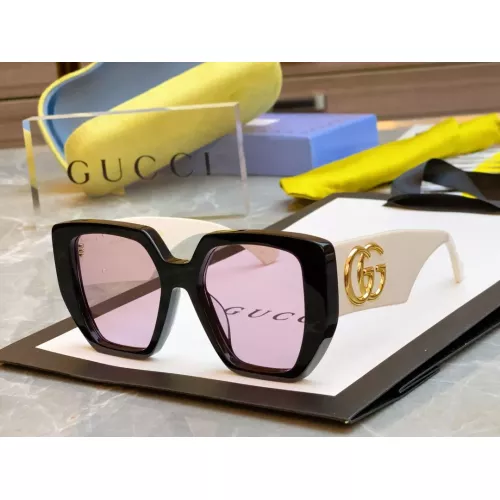 Gucci AAA Quality Sunglasses #1337417 $56.00 USD, Wholesale Replica Gucci AAA Quality Sunglasses