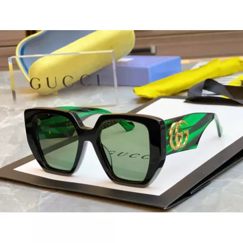 Gucci AAA Quality Sunglasses #1337418 $56.00 USD, Wholesale Replica Gucci AAA Quality Sunglasses
