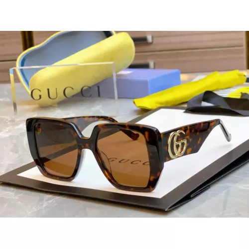 Gucci AAA Quality Sunglasses #1337420 $56.00 USD, Wholesale Replica Gucci AAA Quality Sunglasses