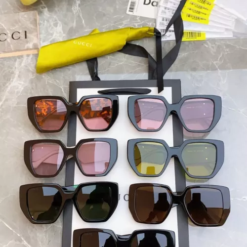 Replica Gucci AAA Quality Sunglasses #1337421 $56.00 USD for Wholesale