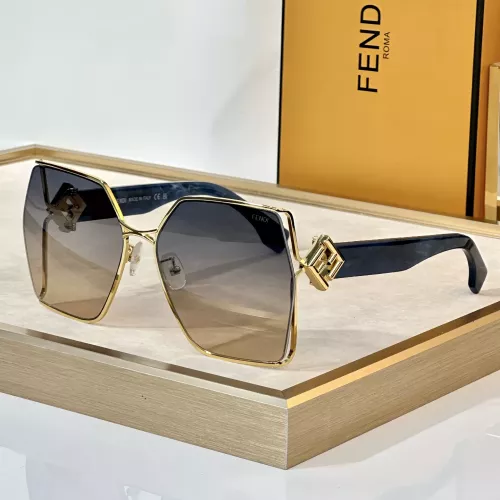 Fendi AAA Quality Sunglasses #1337427 $68.00 USD, Wholesale Replica Fendi AAA Quality Sunglasses