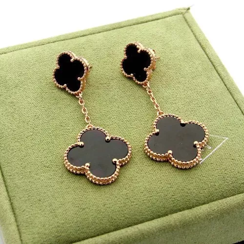 Van Cleef &amp; Arpels Earrings For Women #1337441 $36.00 USD, Wholesale Replica Van Cleef &amp; Arpels Earrings
