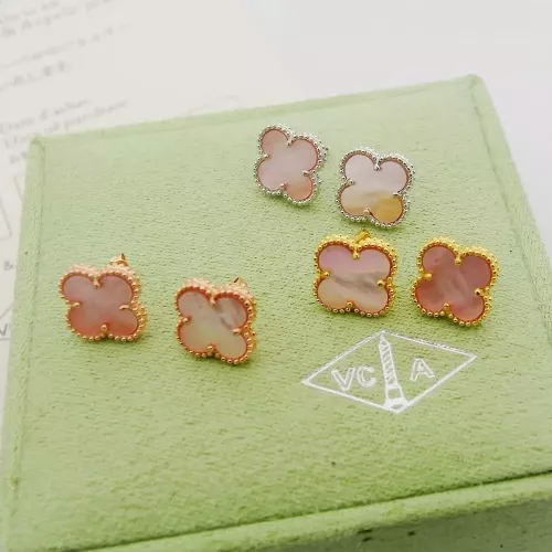 Replica Van Cleef & Arpels Earrings For Women #1337451 $25.00 USD for Wholesale