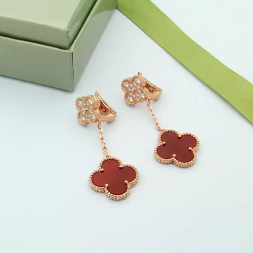 Van Cleef &amp; Arpels Earrings For Women #1337458 $34.00 USD, Wholesale Replica Van Cleef &amp; Arpels Earrings