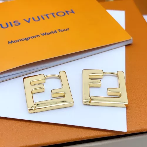 Fendi Earrings For Women #1337496 $27.00 USD, Wholesale Replica Fendi Earrings