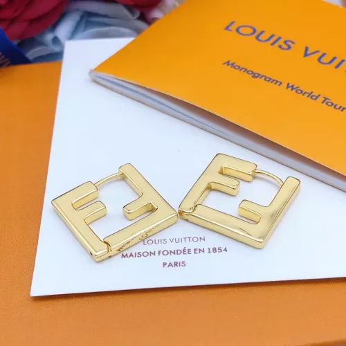 Replica Fendi Earrings For Women #1337496 $27.00 USD for Wholesale