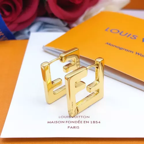 Replica Fendi Earrings For Women #1337496 $27.00 USD for Wholesale