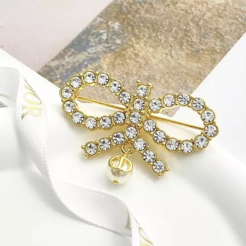 Replica Christian Dior Brooches For Women #1337535 $32.00 USD for Wholesale