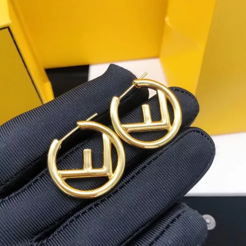 Replica Fendi Earrings For Women #1337560 $27.00 USD for Wholesale