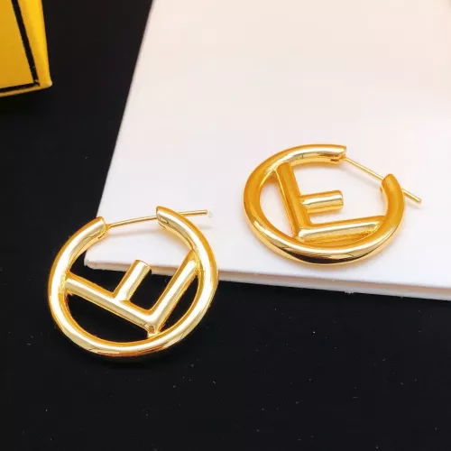 Replica Fendi Earrings For Women #1337560 $27.00 USD for Wholesale