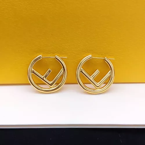Replica Fendi Earrings For Women #1337560 $27.00 USD for Wholesale