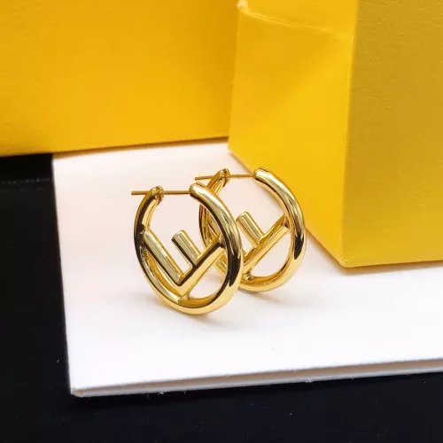 Replica Fendi Earrings For Women #1337560 $27.00 USD for Wholesale