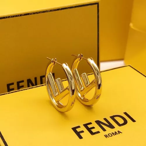 Replica Fendi Earrings For Women #1337560 $27.00 USD for Wholesale