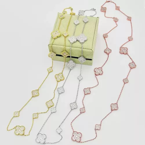 Replica Van Cleef & Arpels Necklaces For Women #1337574 $60.00 USD for Wholesale