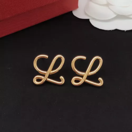 Replica LOEWE Earrings For Women #1337602 $25.00 USD for Wholesale