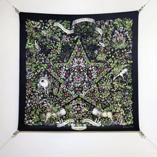 Christian Dior Silk Squares #1337919 $64.00 USD, Wholesale Replica Christian Dior Scarf