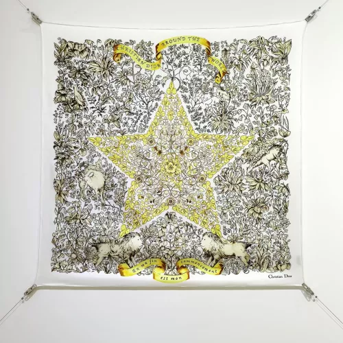 Christian Dior Silk Squares #1337921 $64.00 USD, Wholesale Replica Christian Dior Scarf