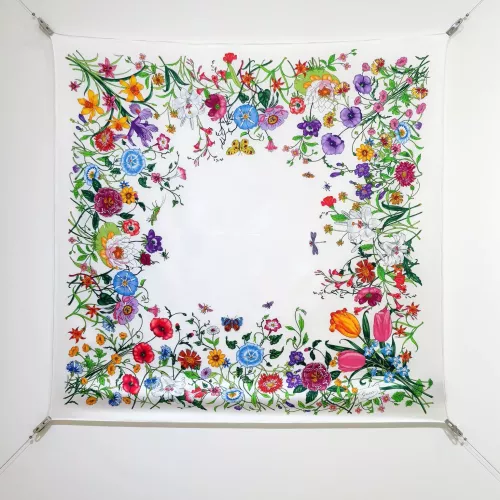 Gucci Silk Squares #1338013 $64.00 USD, Wholesale Replica Gucci Scarf