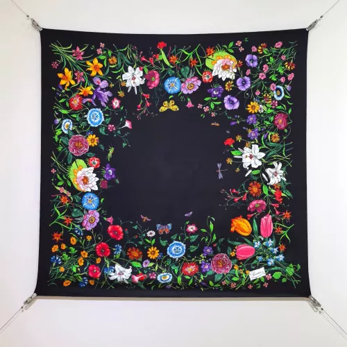 Gucci Silk Squares #1338015 $64.00 USD, Wholesale Replica Gucci Scarf