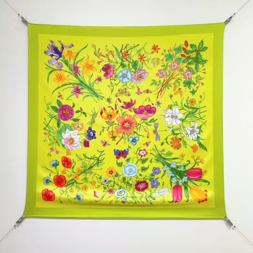 Gucci Silk Squares #1338018 $64.00 USD, Wholesale Replica Gucci Scarf
